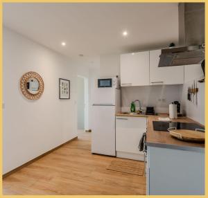 Dapur atau dapur kecil di Chez Gwen I T3 I Gaīllard