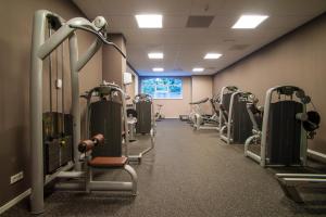 Fitness centrum a/nebo fitness zařízení v ubytování Grand Hotel Ter Duin