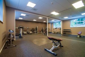 Fitness centrum a/nebo fitness zařízení v ubytování Grand Hotel Ter Duin
