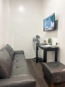 TV a/nebo společenská místnost v ubytování CJ Apartments + 37 fotografií