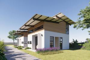 a rendering of a small house at Tiny Bosque del Barro in Jesus