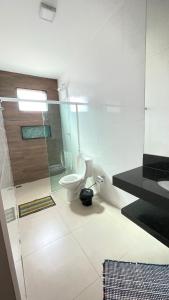 Ένα μπάνιο στο Casa Lago de Furnas