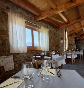 Restaurace v ubytování Foresteria Mongerrati