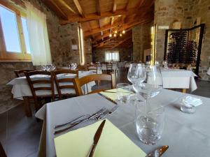 Restaurace v ubytování Foresteria Mongerrati