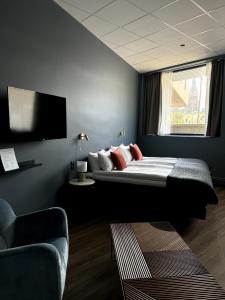Postel nebo postele na pokoji v ubytování Hotell Sillen