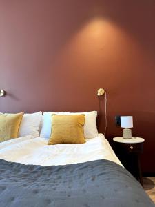 Postel nebo postele na pokoji v ubytování Hotell Sillen