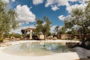 Zahrada ubytování Trullo Amiura B&B