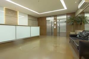 Χώρος καθιστικού στο Flat 1Q Praia de Copacabana - Apto 202