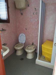 Ванная комната в Casa vacanze Amalia ad Agnone Cilento sa