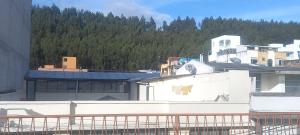 een groep gebouwen met bomen op de achtergrond bij Habitación en lindo Apartamento in Pasto