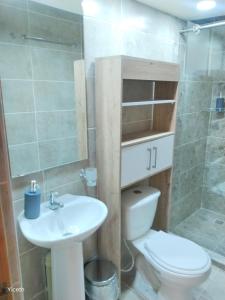 Koupelna v ubytování T7 Apartamento nuevo en Neiva