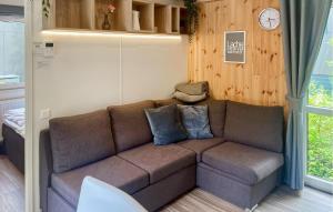 Posezení v ubytování Tiny Haus 49 Am Brombachsee