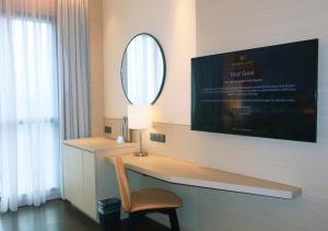 TV a/nebo společenská místnost v ubytování Sunway Hotel Big Box