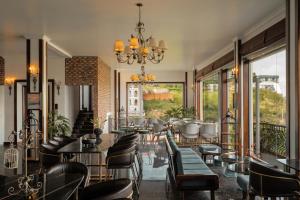 Et opholdsområde på The Manor Villas Da Lat