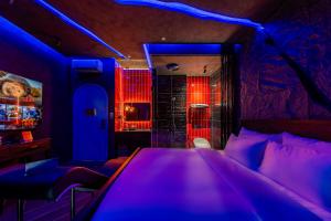 Postel nebo postele na pokoji v ubytování Pynt Hotel 2