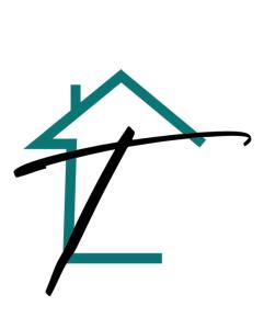 een tekening van een huis in de lucht bij Tetzlaff - Ferienwohnungen am Deister, FeWo 1 mit Balkon in Bad Münder am Deister