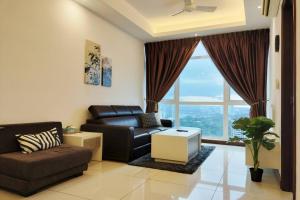 Khu vực ghế ngồi tại Delight Homestay Paragon Residences