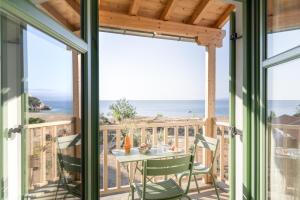 a house with a view of the ocean at Pelikastri in Promírion