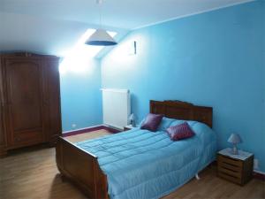 Ένα ή περισσότερα κρεβάτια σε δωμάτιο στο Franmelie