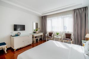TV a/nebo společenská místnost v ubytování Alagon Saigon Hotel & Spa