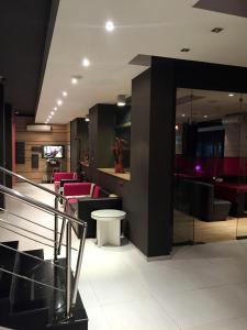 A seating area at Hotel Dunav