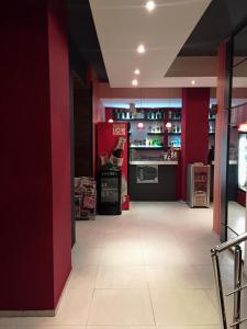 The lounge or bar area at Hotel Dunav