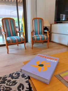 Posezení v ubytování Suite Désistement - Villa 14 Valbonne - Piscine privée