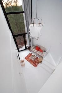 A bed or beds in a room at Akassa Alojamientos Bioclimaticos en las Hurdes
