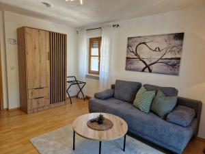 Posezení v ubytování Ferienwohnung Lodermeier
