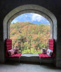Nespecifikovaný výhled na hory nebo výhled na hory při pohledu z bed and breakfast