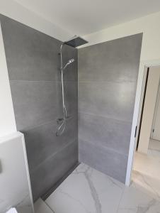 Koupelna v ubytování Appartement Schwalbennest