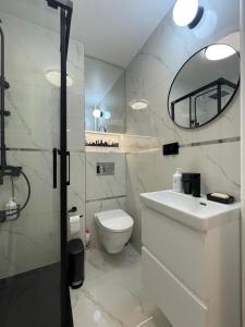Kúpeľňa v ubytovaní Happy Apartaments