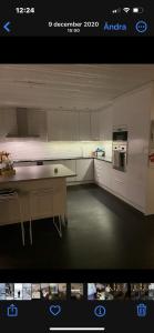 Kuchyň nebo kuchyňský kout v ubytování Villa