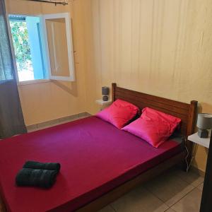 Postel nebo postele na pokoji v ubytování Les berges