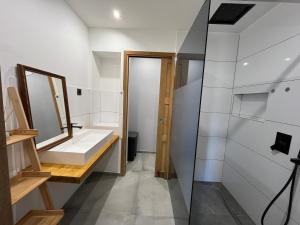Koupelna v ubytování PierrAnge