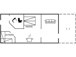 Půdorys ubytování Apartment Asa - 75m from the sea by Interhome