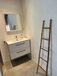 Koupelna v ubytování Charmante maison de village