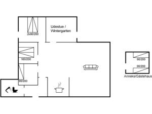 Půdorys ubytování Holiday Home Yorick - 1km from the sea by Interhome