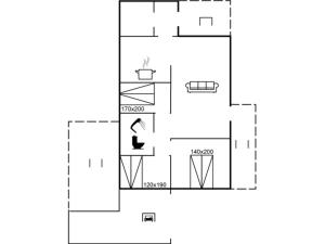 Půdorys ubytování Holiday Home Siri - 400m from the sea by Interhome