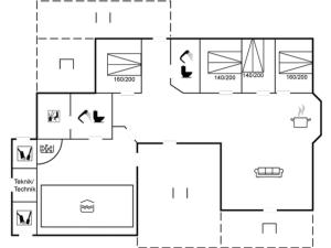 Půdorys ubytování Holiday Home Edin - 150m from the sea by Interhome
