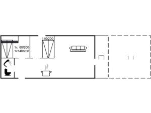 Půdorys ubytování Holiday Home Uffi - 300m from the sea by Interhome