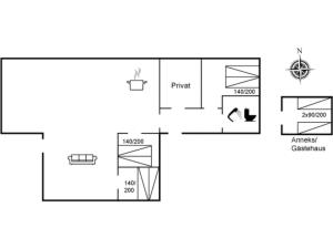 Půdorys ubytování Holiday Home Annakarin - 500m from the sea by Interhome