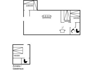 Půdorys ubytování Holiday Home Mylius - 100m from the sea by Interhome
