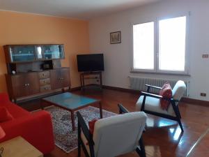 TV a/nebo společenská místnost v ubytování Alla Magnolia