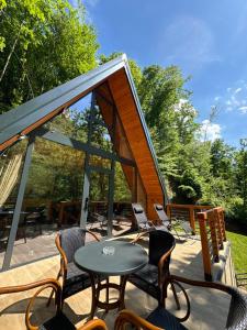 A balcony or terrace at Trest Forest