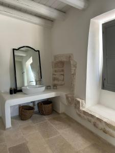 Koupelna v ubytování Masseria Fanelli
