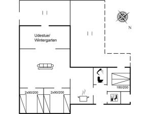 Půdorys ubytování Holiday Home Annabell - 150m from the sea by Interhome