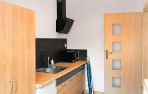 Η κουζίνα ή μικρή κουζίνα στο Stunning Apartment In Dziwnow