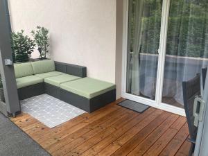 Setusvæði á AlpenLuxus presents DESIGN LODGE - terrace & car park