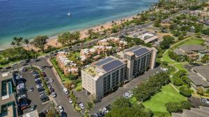 an aerial view of a resort near the beach at Kamaole Beach Royale 208 in Kihei